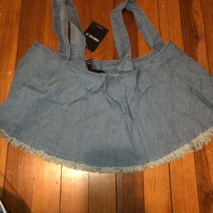 Denim Crop top